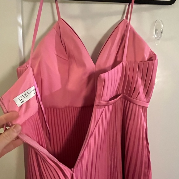 Pleated Pink Jumpsuit - Picture 7 of 9